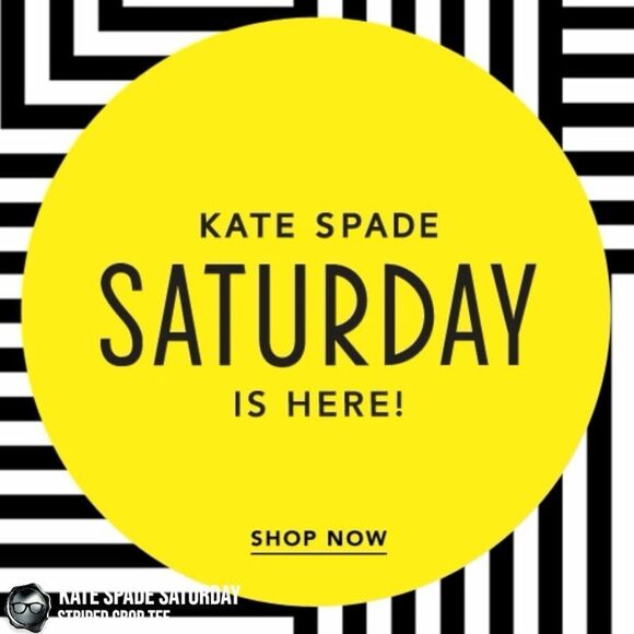 VINTAGE KATE SPADE SATURDAY CROPPED CREWNECK T SHIRT IN BLACK AND WHITE STRIPE - Picture 5 of 11